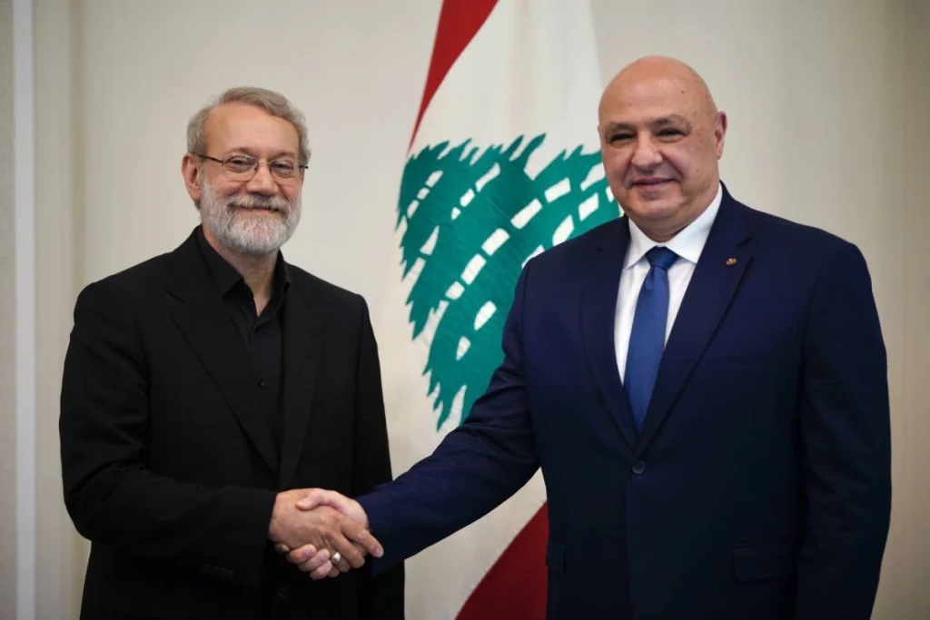 روایت جنجالی جوزف عون از دیدار با علی لاریجانی که به تشنج و درگیری لفظی کشیده شد