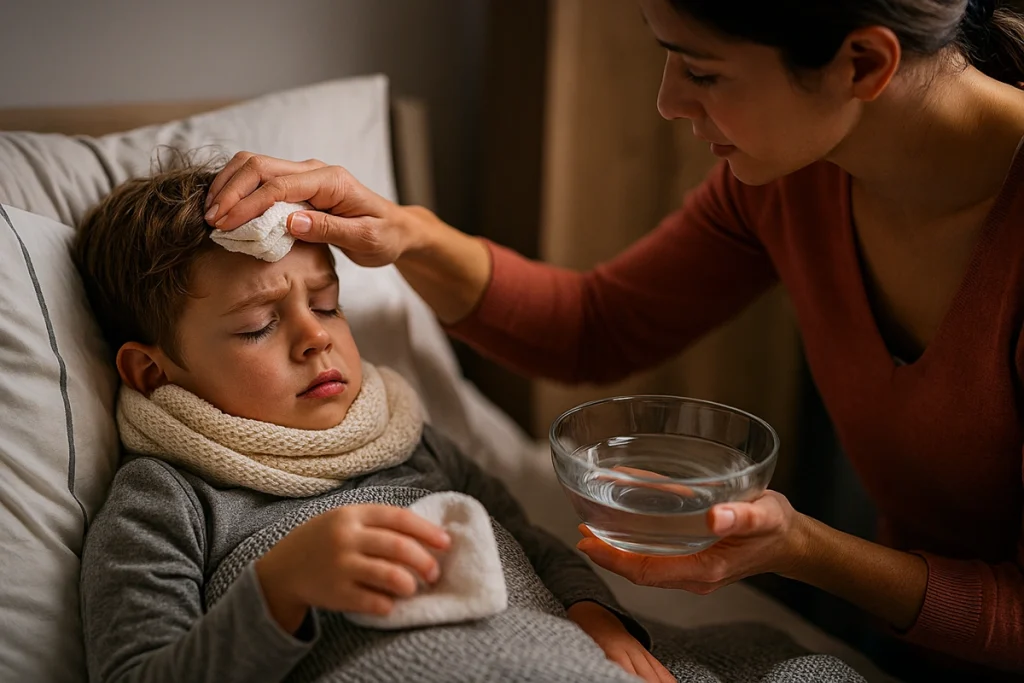 با موثرترین راه‌های پایین آوردن سریع تب کودک بدون دارو آشنا شوید