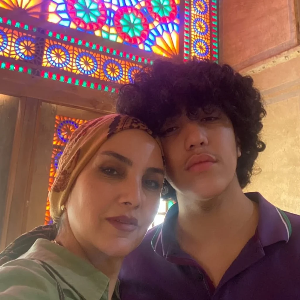 مرجان شیرمحمدی و پسرش آهیل افخمی