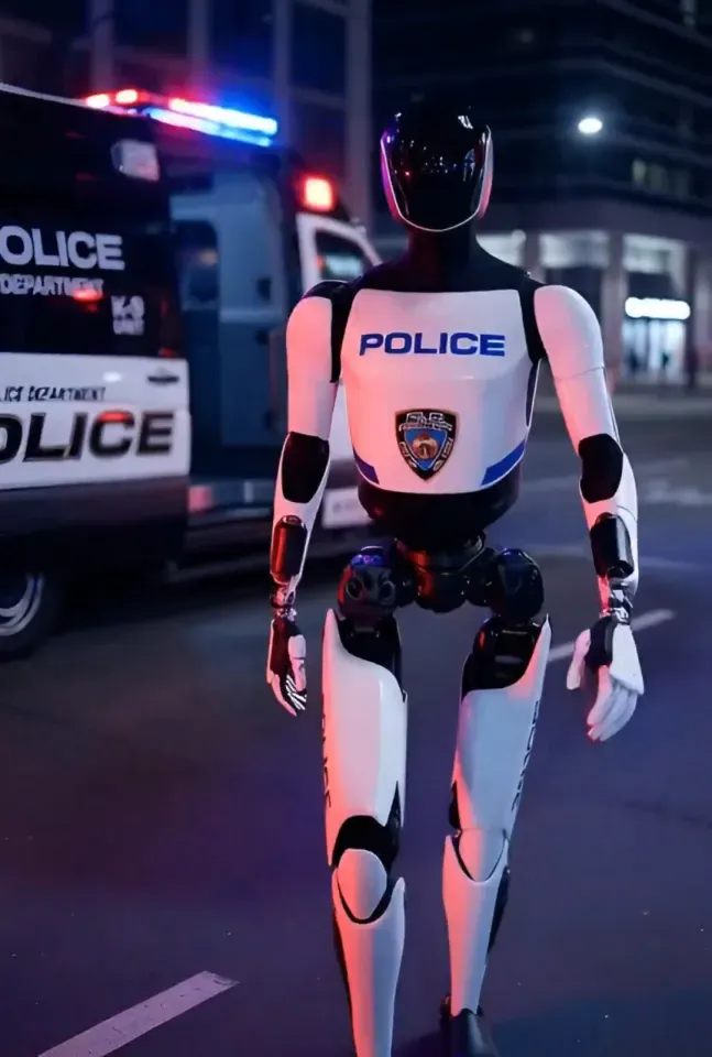 ربات اپتیموس به عنوان پلیس