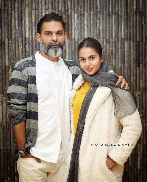 پیمان معادی و دخترش