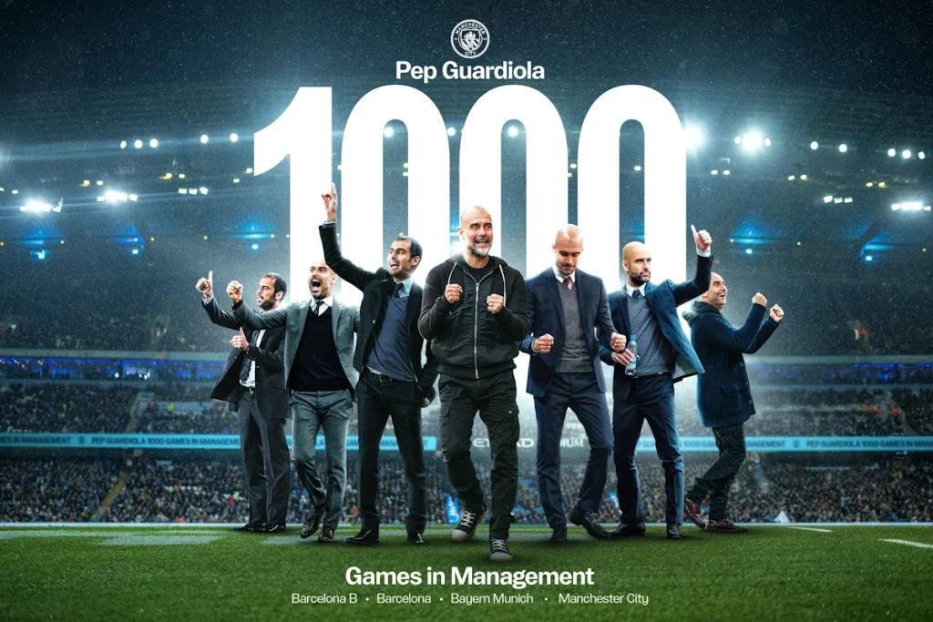 نگاهی به ۱,۰۰۰ بازی پپ گواردیولا به عنوان سرمربی در بارسلونا، بایرن و منچسترسیتی