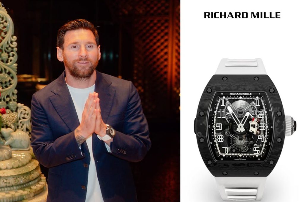 ساعت کمیاب ۱.۱ میلیون دلاری اهدایی میلیاردر مشهور هندی به لیونل مسی + ویدیو