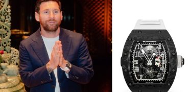 ساعت کمیاب ۱.۱ میلیون دلاری اهدایی میلیاردر مشهور هندی به لیونل مسی + ویدیو