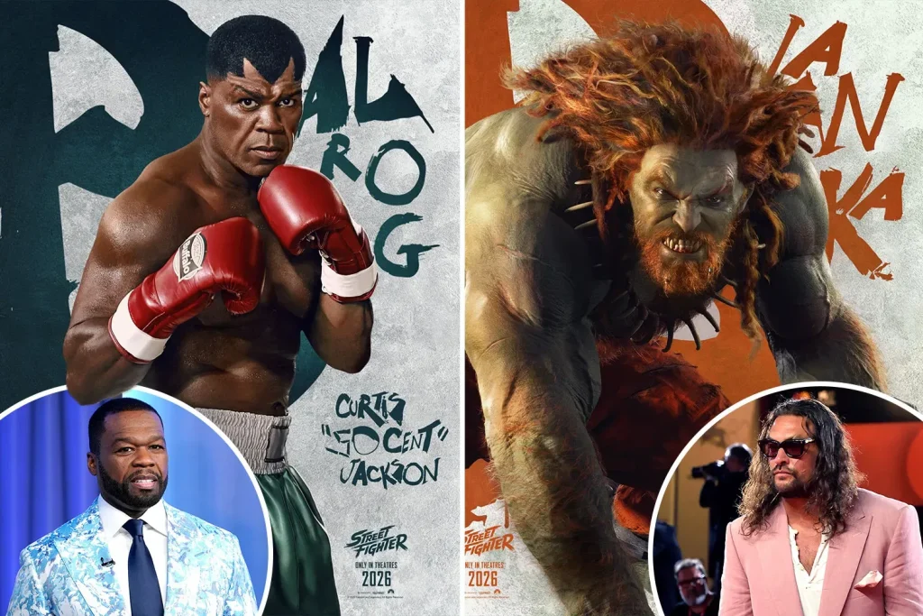 فیفتی سنت و جیسون موموآ با چهره‌ای کاملاً متفاوت در فیلم «مبارز خیابانی»