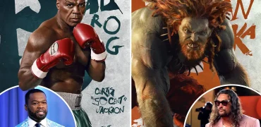 فیفتی سنت و جیسون موموآ با چهره‌ای کاملاً متفاوت در فیلم «مبارز خیابانی»