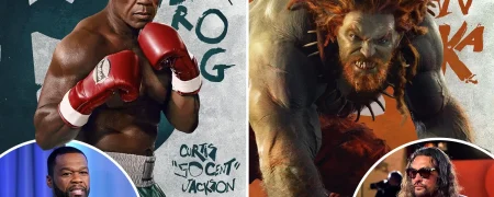 فیفتی سنت و جیسون موموآ با چهره‌ای کاملاً متفاوت در فیلم «مبارز خیابانی»