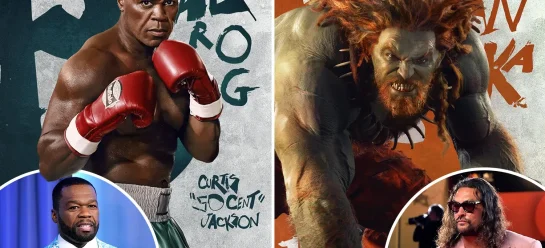 فیفتی سنت و جیسون موموآ با چهره‌ای کاملاً متفاوت در فیلم «مبارز خیابانی»