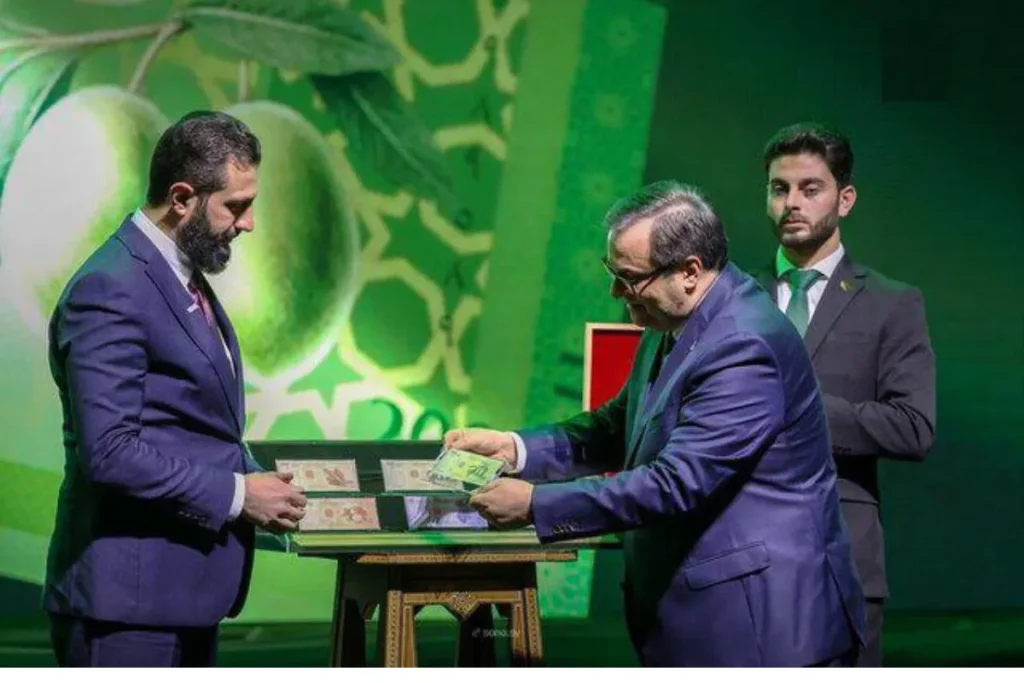 احمد الشرع پول جدید سوریه را با طرح‌هایی از هویت‌ جغرافیایی این کشور رونمایی کرد