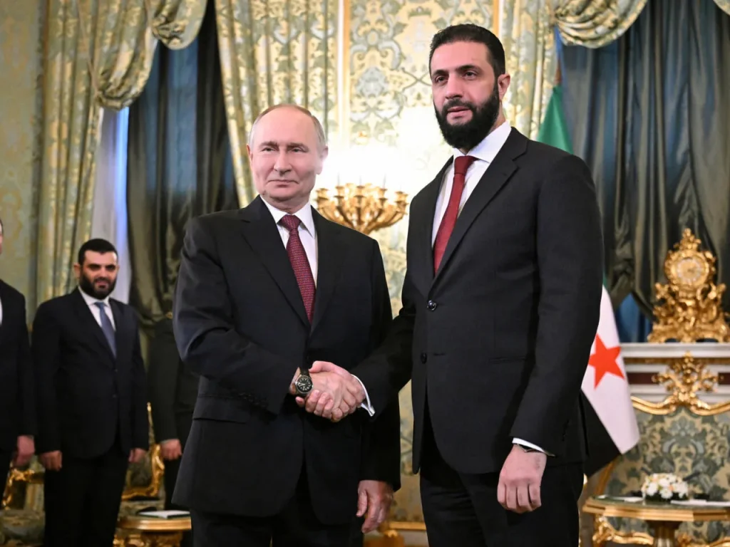 احمد الشرع و پوتین