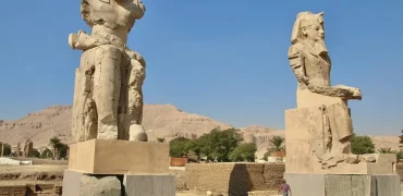 یکی از مهم‌ترین نشانه‌های تمدن مصر باستان بازسازی شد؛ مجسمه‌های عظیم آمنهوتپ سوم!