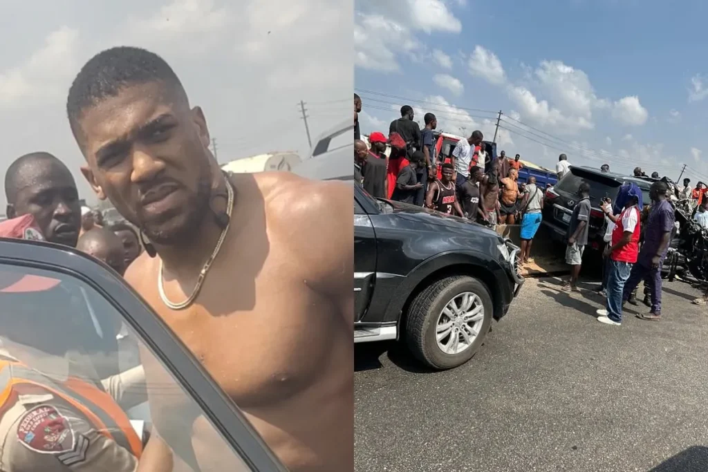 تصادف آنتونی جاشوا