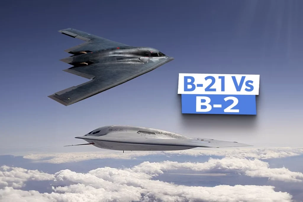 مقایسه بمب‌افکن‌های پنهانکار B-21 Raider و B-2 Spirit از نظر قیمت، قدرت و برد