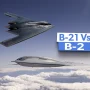 مقایسه بمب‌افکن‌های پنهانکار B-21 Raider و B-2 Spirit از نظر قیمت، قدرت و برد