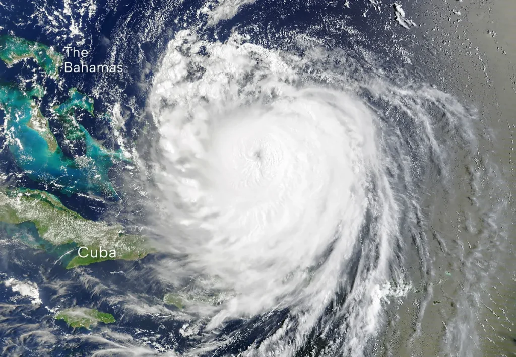 توفند «اِرین» اقیانوس اطلس را به هم ریخت