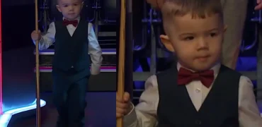 جوان‌ترین نابغه اسنوکر جهان؛ کودک ۲ ساله‌ای که مثل حرفه‌ای‌ها بازی می‌کند + ویدیو