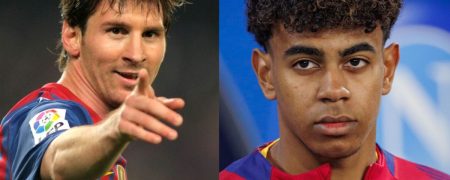 مقایسه عملکرد لیونل مسی و لامینه یامال بعد از ۱۲۰ بازی برای تیم فوتبال بارسلونا