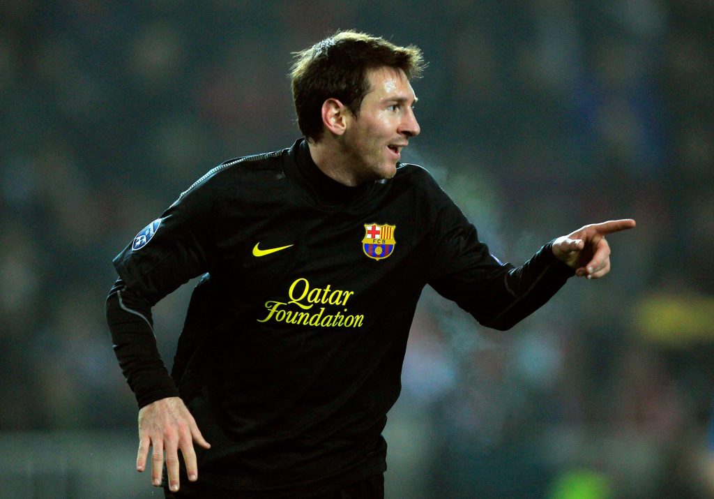 لیونل مسی بارسلونا لیگ قهرمانان اروپا