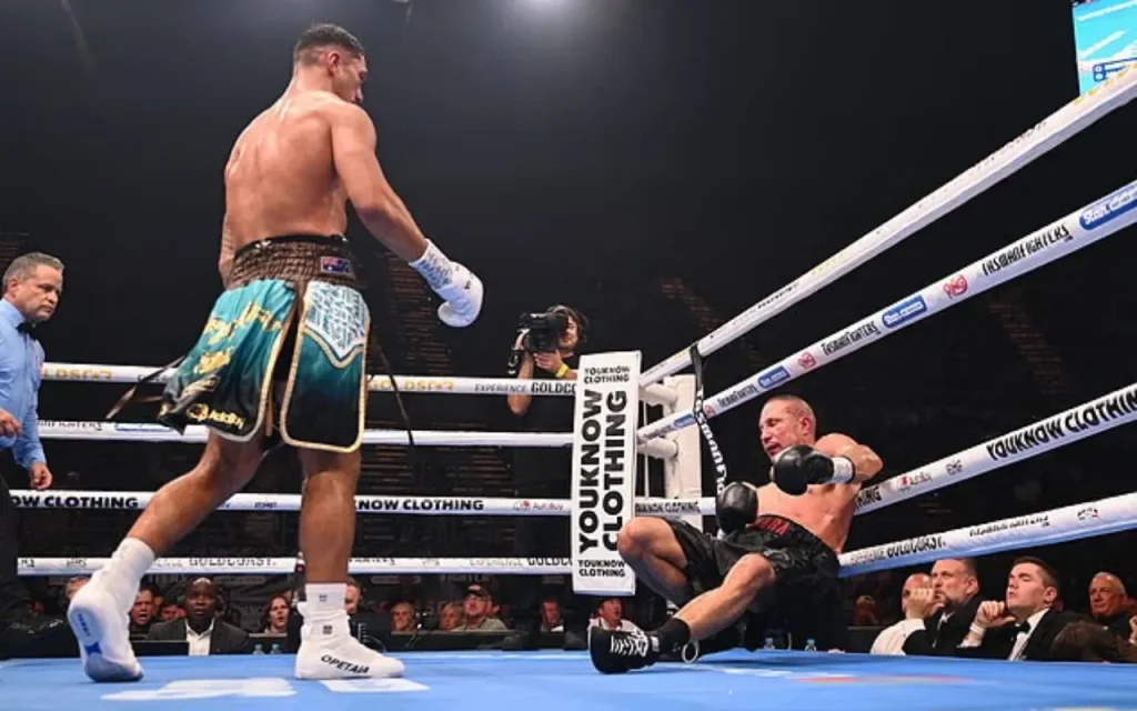 مبارزه جای اوپتایا با حسین چینکارا