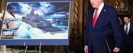 دونالد ترامپ «ناوگان طلایی» نیروی دریایی آمریکا را به نام خودش نام‌گذاری کرد!