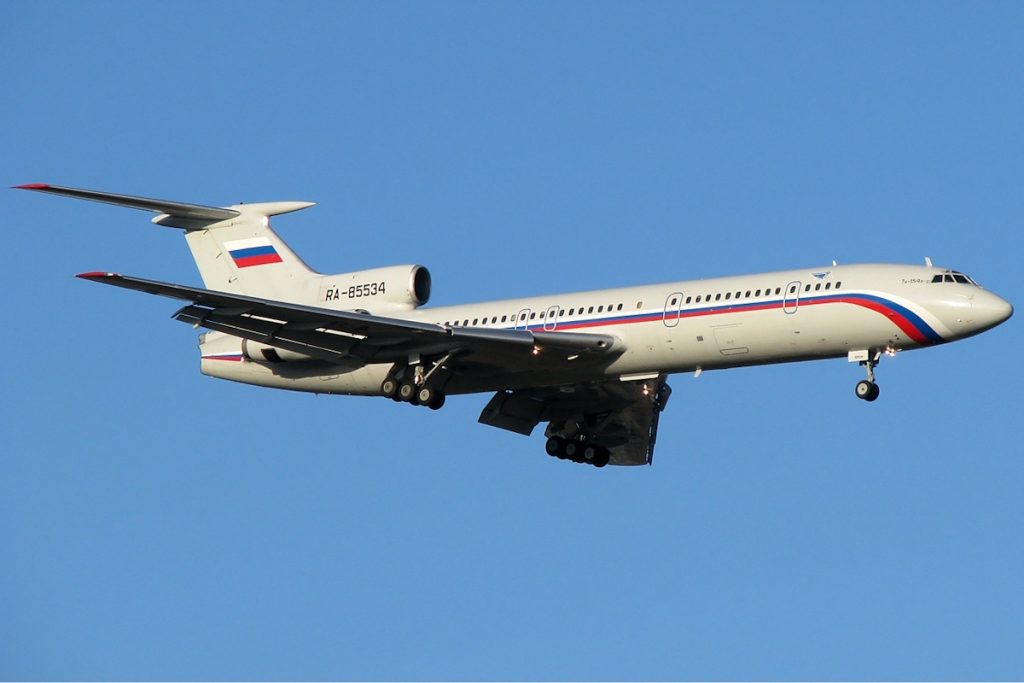 هواپیمای Tupolev tu-154