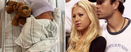 تولد چهارمین فرزند آنا کورنیکووا و انریکه ایگلسیاس و انتشار اولین تصویر از او