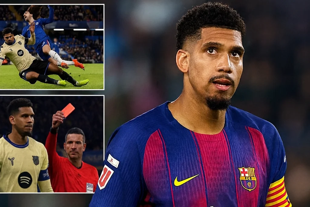 مرخصی نامحدود بارسلونا به مدافع خود پس از اخراج برابر چلسی و وضعیت روانی نامناسب