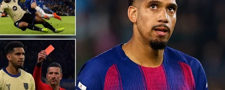 مرخصی نامحدود بارسلونا به مدافع خود پس از اخراج برابر چلسی و وضعیت روانی نامناسب