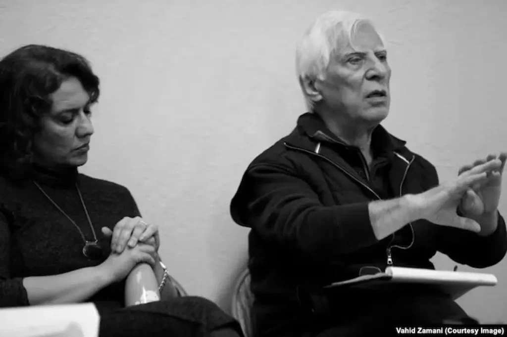 بهرام بیضایی و مژده شمسایی