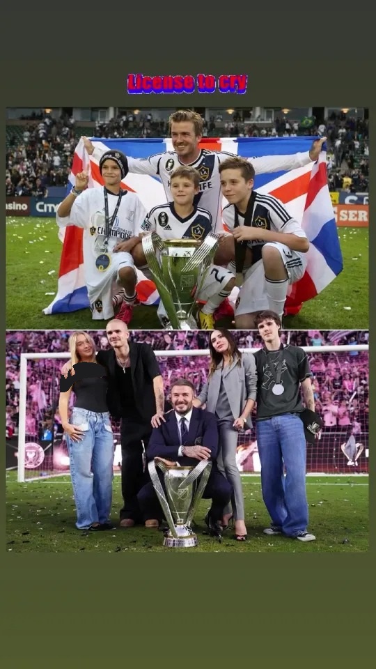 عکس خانواده بکهام