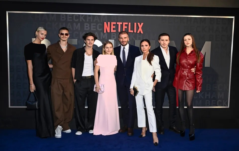 عکس خانواده بکهام