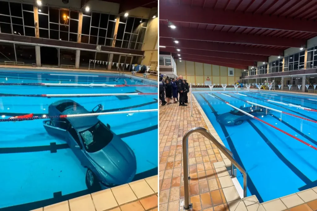 اشتباه مرگبار یک مادر؛ خودرو همراه با کودک ۵ ساله به داخل استخر سقوط کرد!