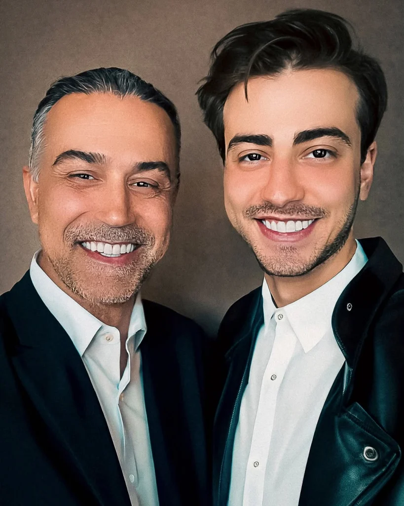 دانیال حکیمی و پسرش