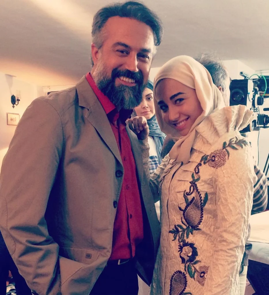 دانیال حکیمی و دخترش