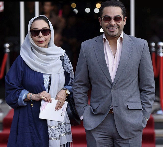 سام قریبیان و همسر اول فرامرز قریبیان