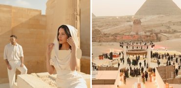 عروسی در قلب تاریخ: زوج لندنی اهرام جیزه را برای ۲۰ ساعت به ملک شخصی تبدیل کردند!