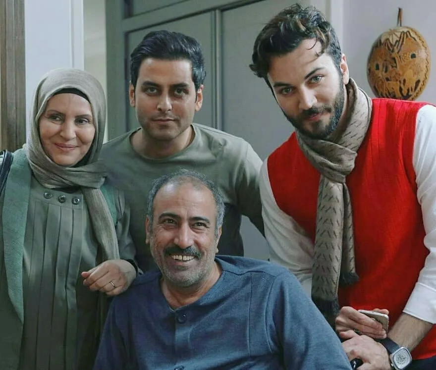 گلچهره سجادیه در پشت صحنه آنام