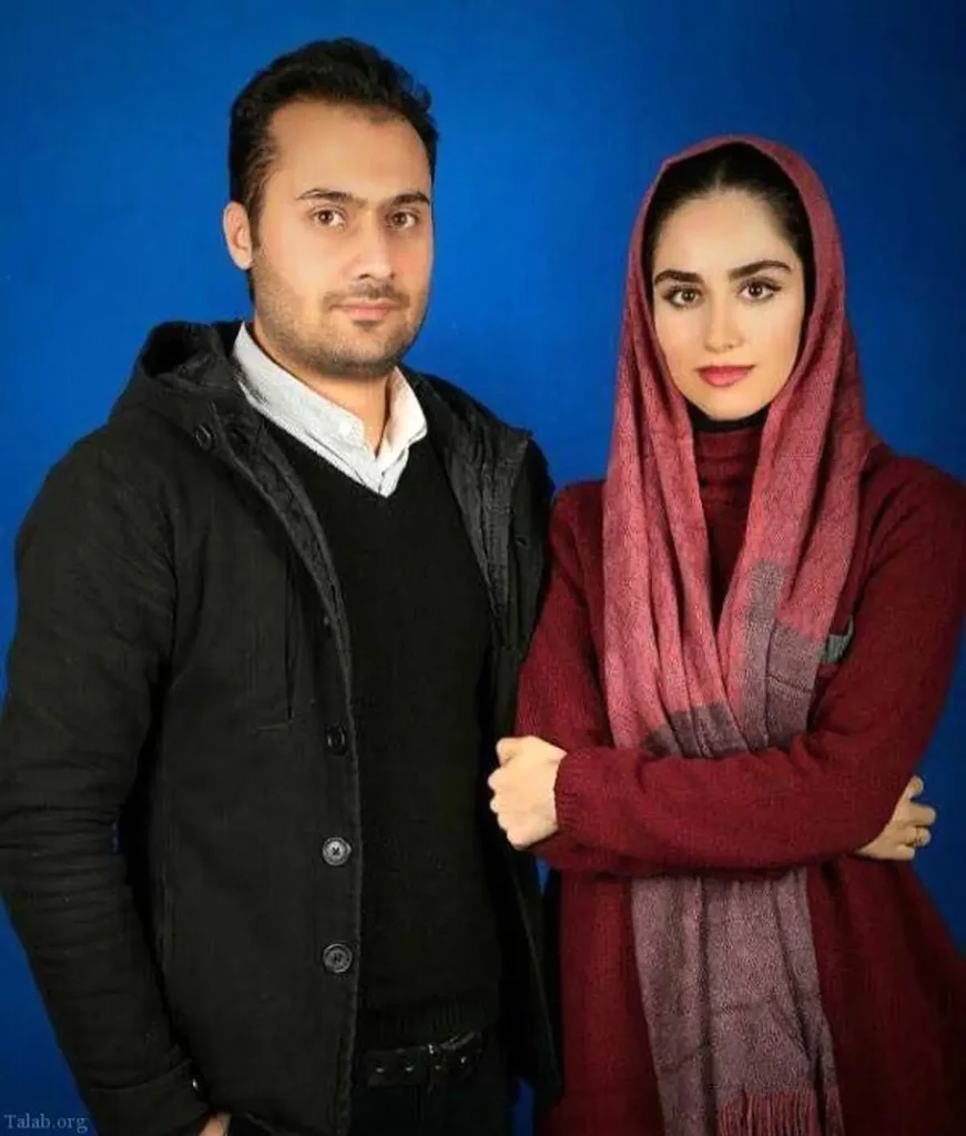 هانیه غلامی و همسرش