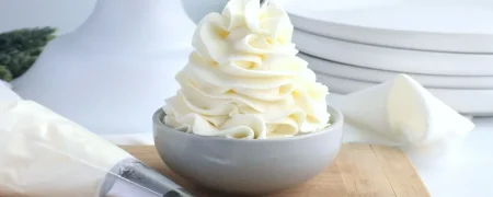 فوتوفنهای درست کردن خامه قنادی با خامه صبحانه و پودر خامه + ویدیو