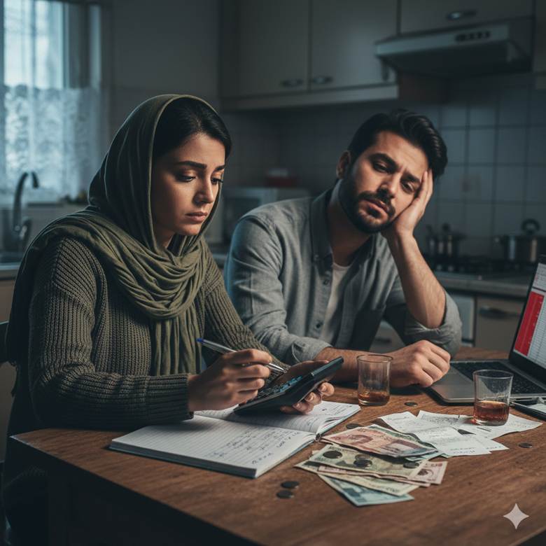 جنگ خاموش در خانه؛ چگونه مشکلات اقتصادی، روابط زوجین را به مرز فروپاشی می‌کشاند؟