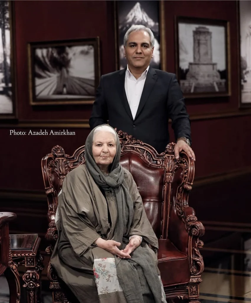 مینا جعفرزاده و مهران مدیری