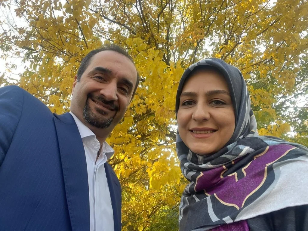 نیما کرمی و همسرش