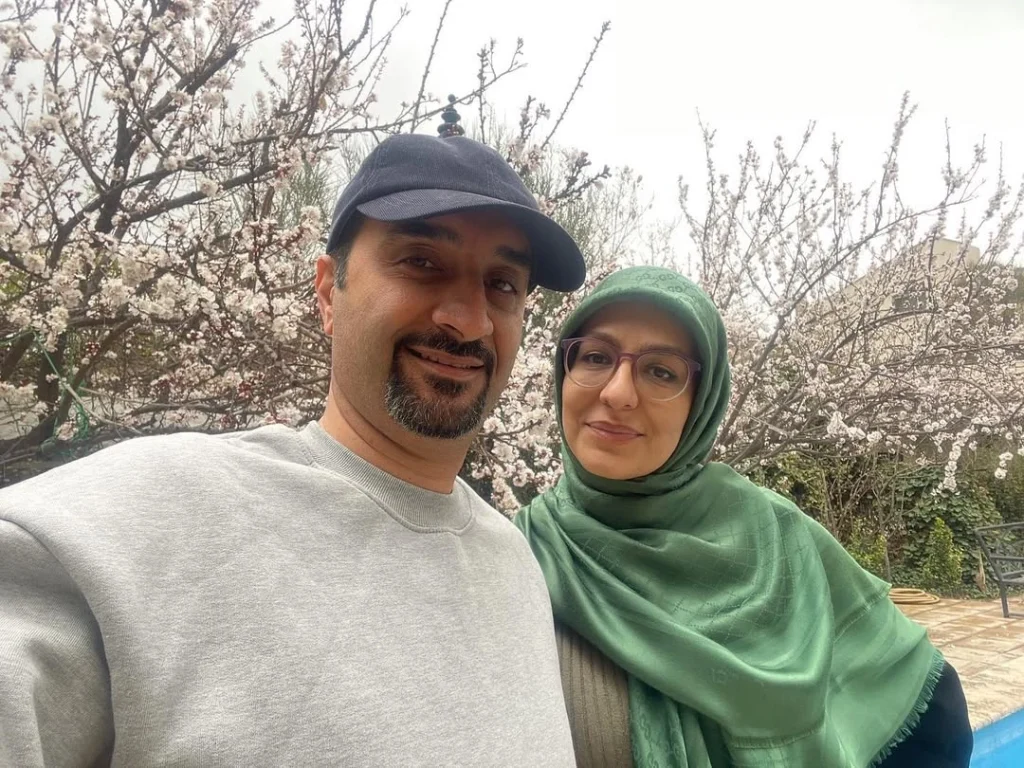 نیما کرمی و همسرش