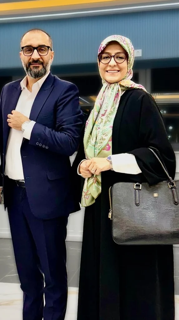 نیما کرمی و همسرش