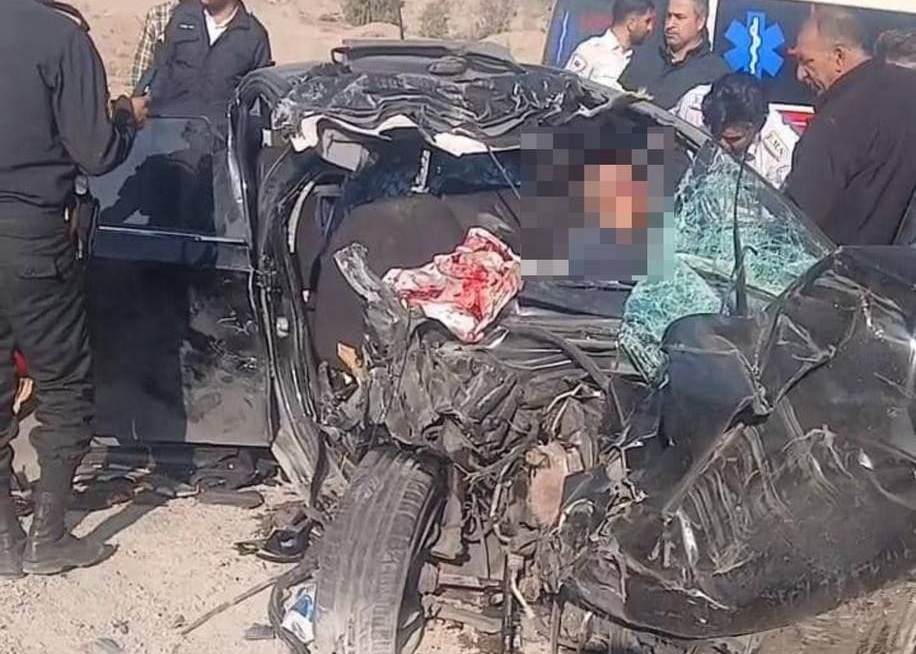 صحنه تصادف مرگبار همسر معاون رئیس‌جمهور در محور تهران-سمنان + ویدیو