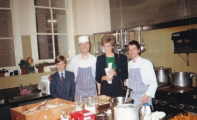 پرنسس دایانا و شاهزاده ویلیام در خیریه