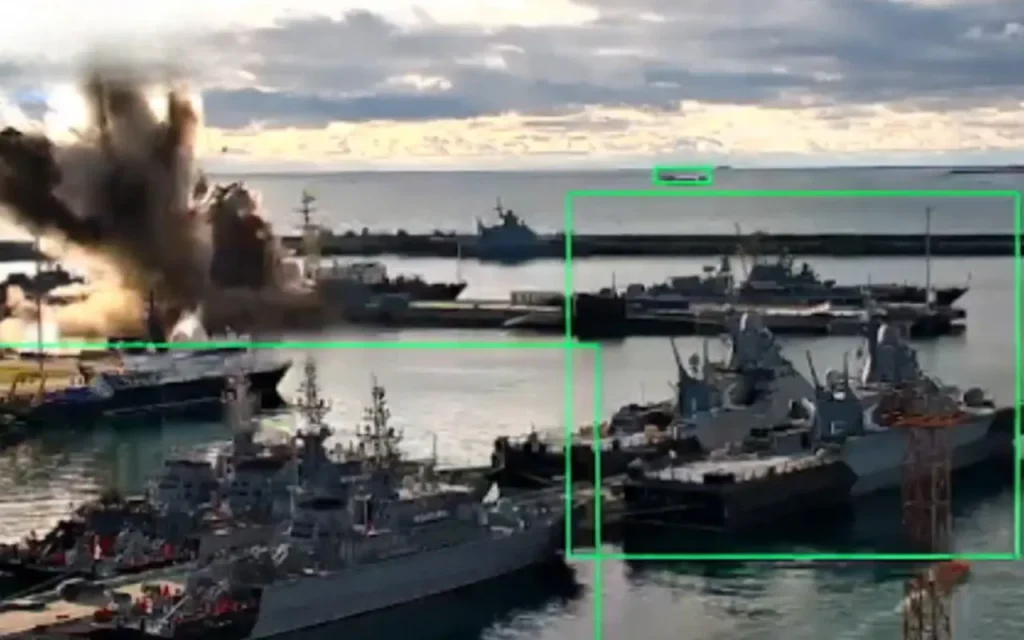 انهدام زیردریایی روسیه توسط پهپاد زیرآبی اوکراینی