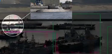 لحظه انفجار زیردریایی روسیه توسط پهپاد انتحاری زیرآبی اوکراین + ویدیو