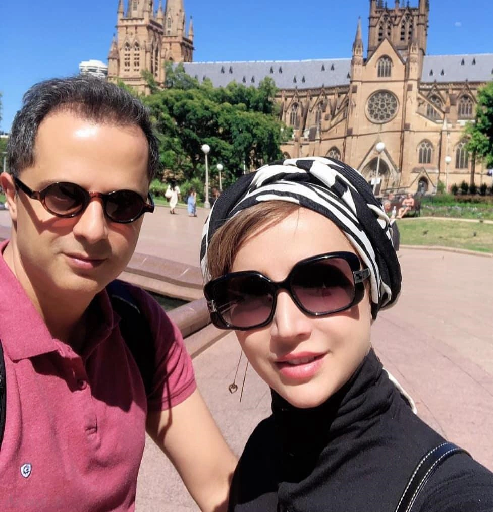 شبنم قلی‌خانی و همسرش