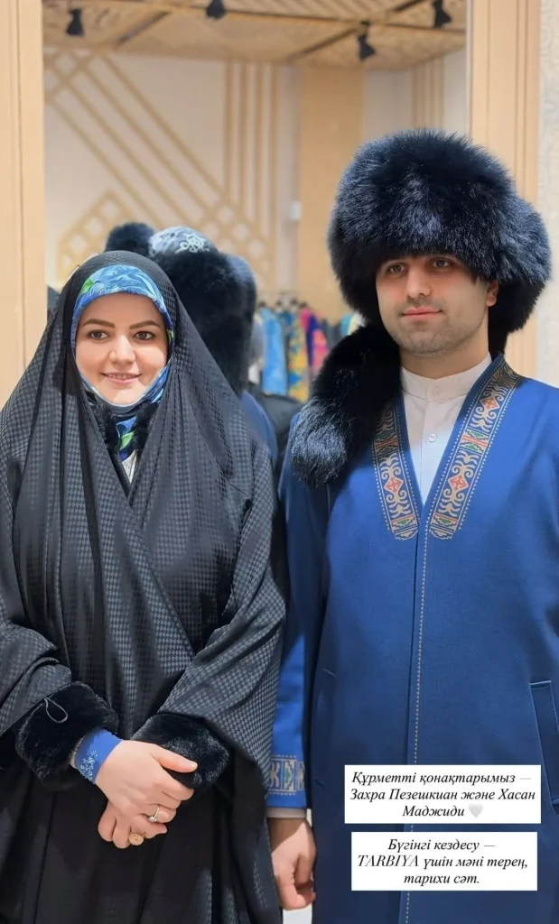 دختر و داماد پزشکیان در قزاقستان